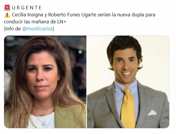 robeto y cecilia tuit