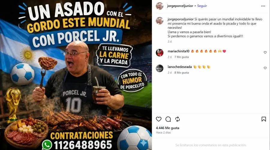 jorge porcel jr trabajo